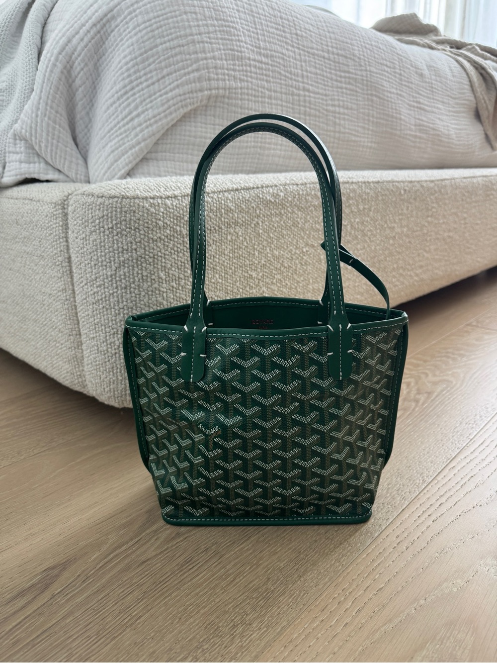 Green Reversible Anjou Mini Goyard